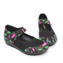 페르지노 플라워망사 벨크로 여성샌들 (3)