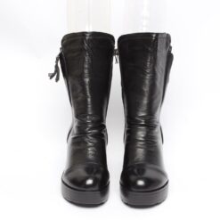 미즈 가죽 통굽부츠 (7cm) (7)